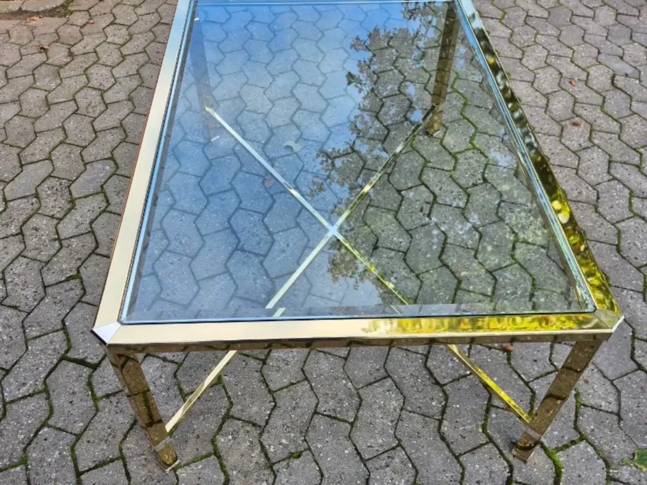Billede 3 - Sofabord med glasplade