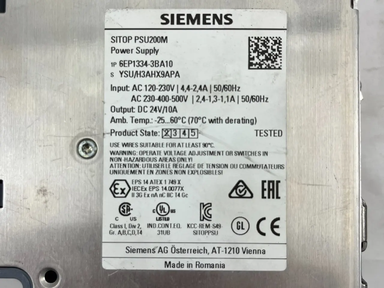 Billede 5 - Siemens SITOP PSU200M strømforsyning 6EP1334-3BA10