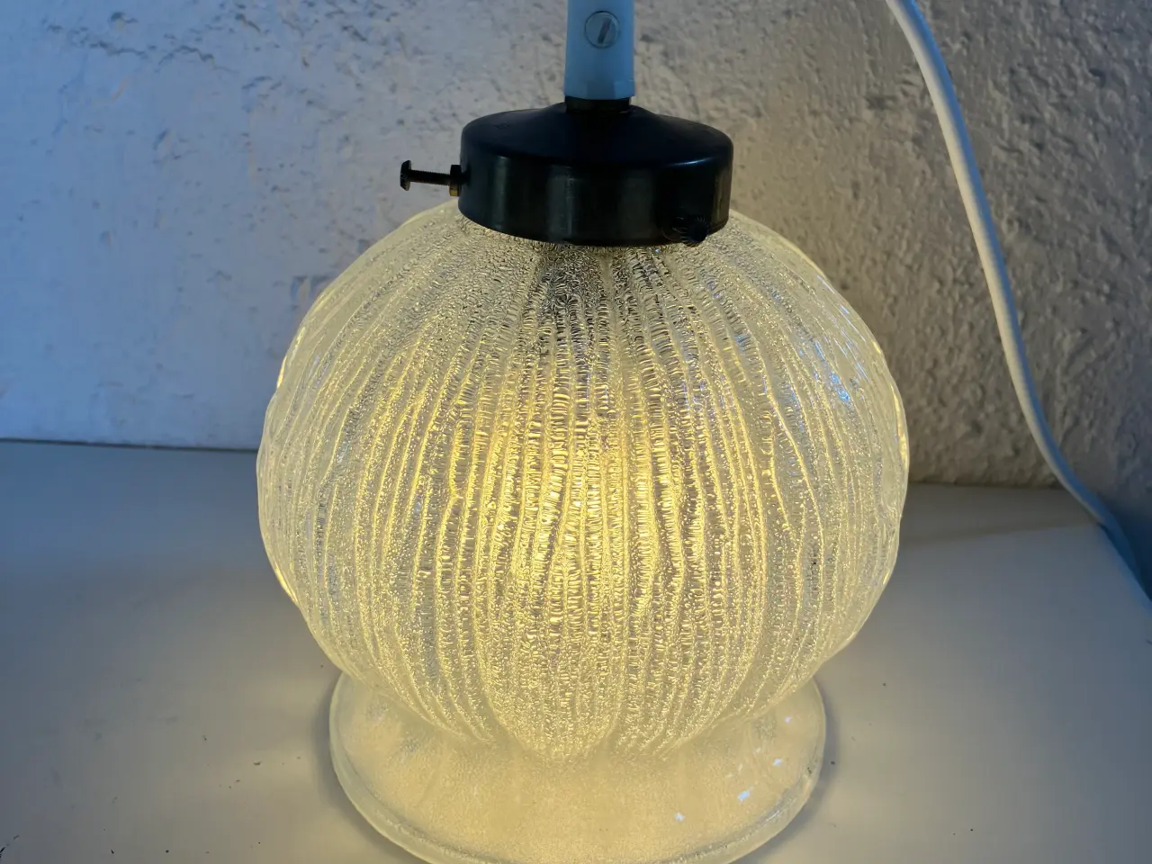 Billede 1 - Vintage glaspendel