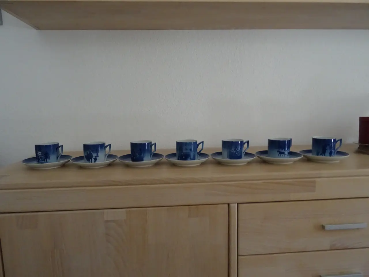 Billede 1 - 7 julekopper Royal Copenhagen År 1979-1985
