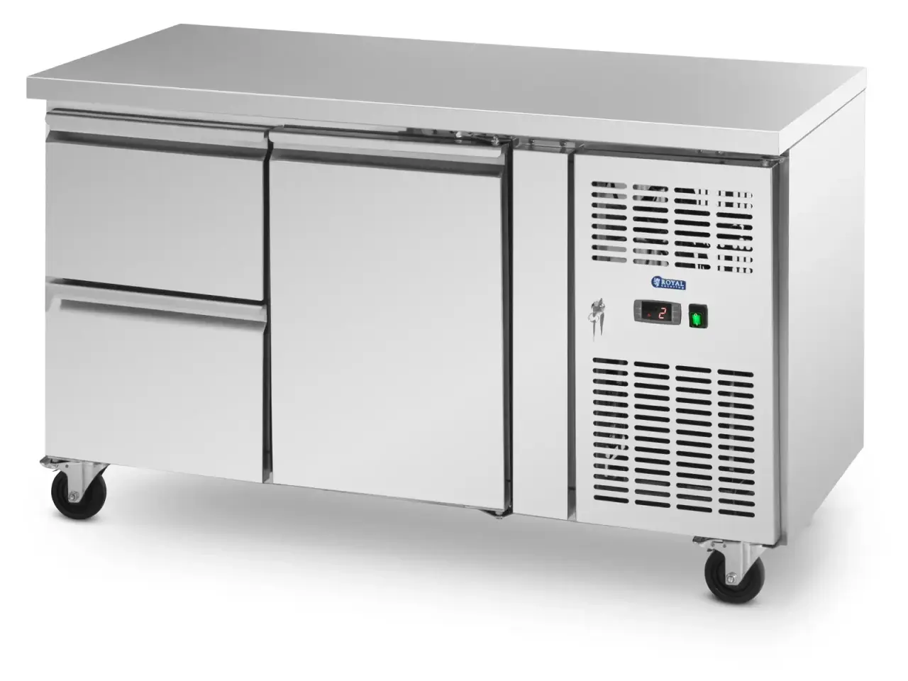 Billede 1 - Kølebord med skuffer – 280 l – 1 køleskab