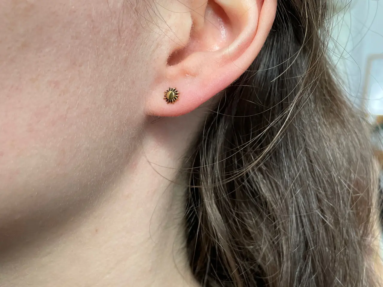 Billede 5 - IX Studios forgyldt Sol Earring 