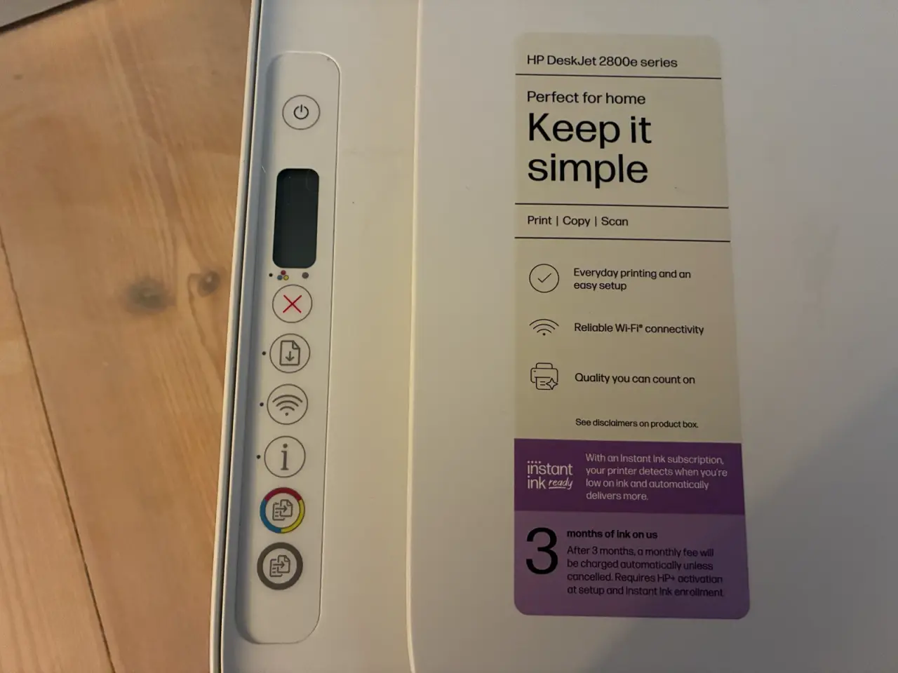 Billede 3 - HP DeskJet 2700e series printer scanner kopimaskin