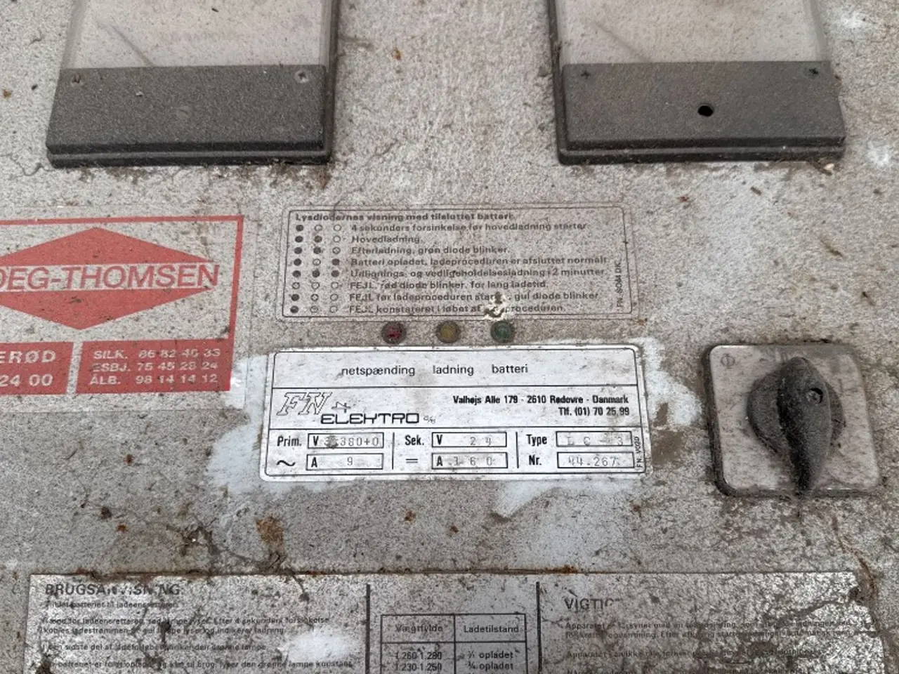 Billede 3 - FN Elektro og Junghenrich ladestationer LC-3 og AG D-2000