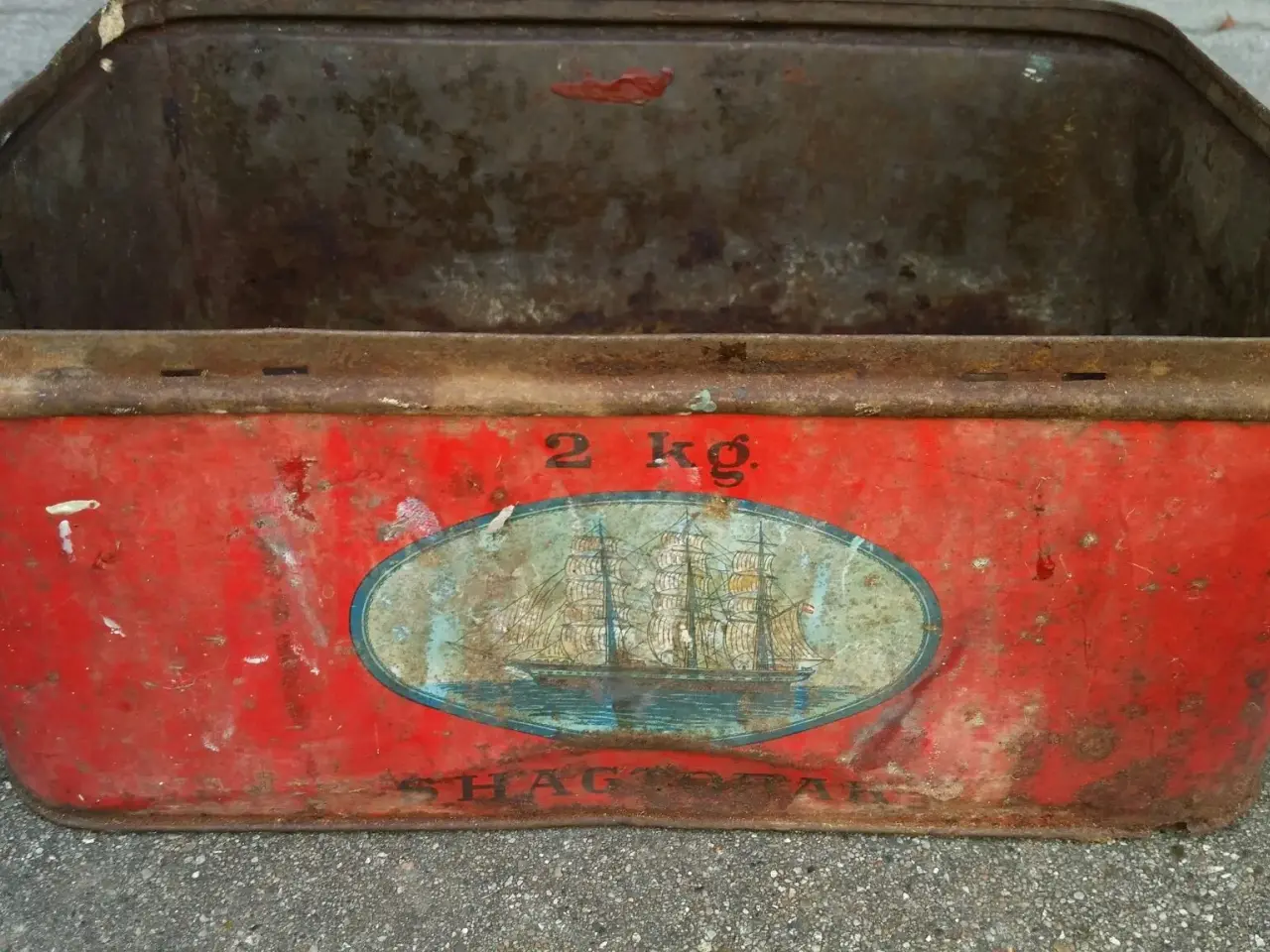 Billede 3 - Blikdåse Shagtobak