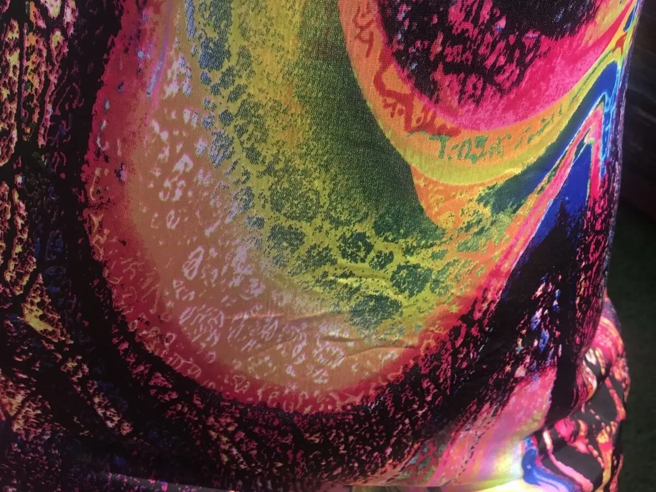 Billede 3 - maxi-lang M. Tropisk print Størrelse: 38/40-Medium