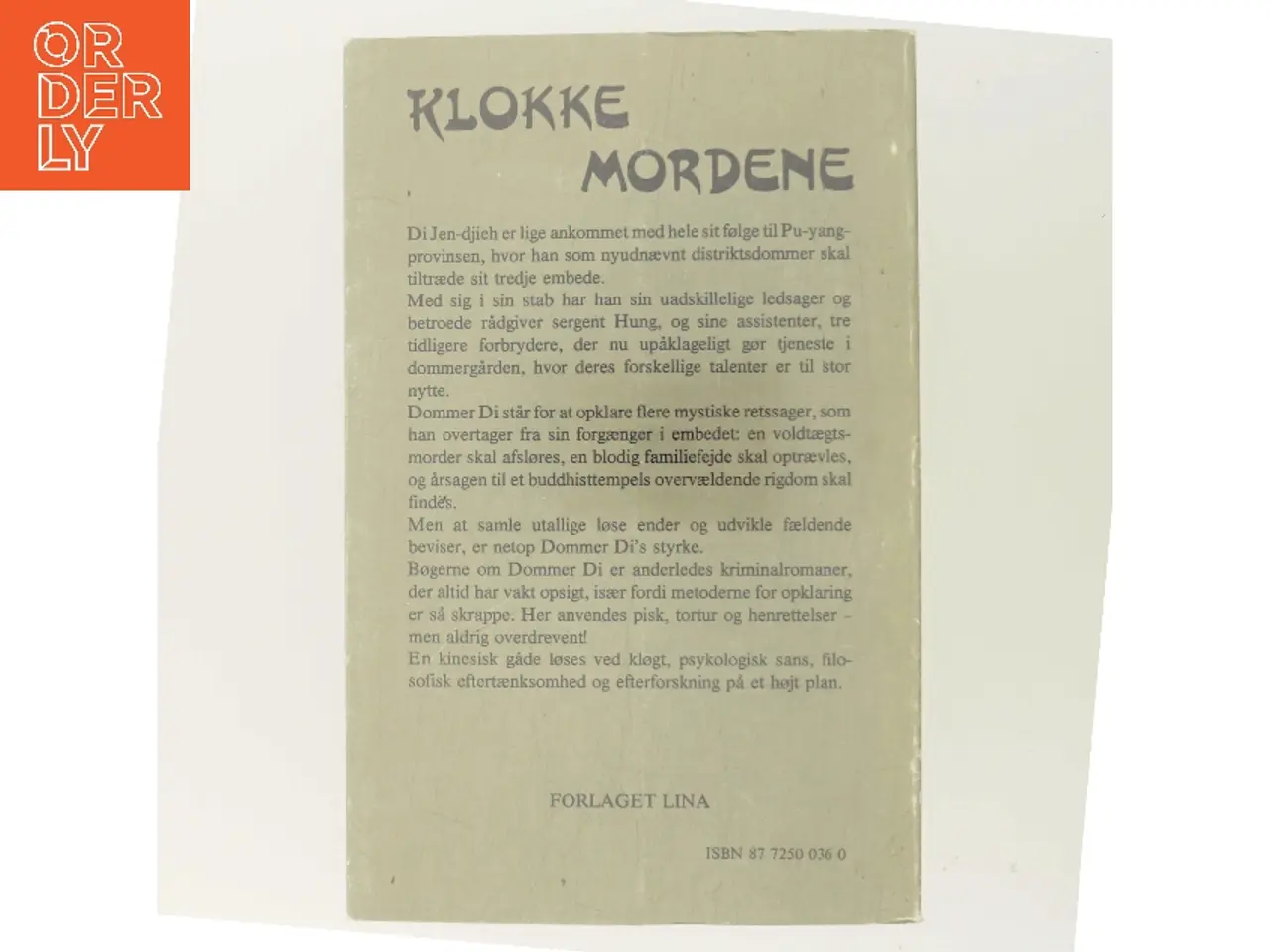 Billede 3 - Klokkemordene af Robert van Gulik (Bog)
