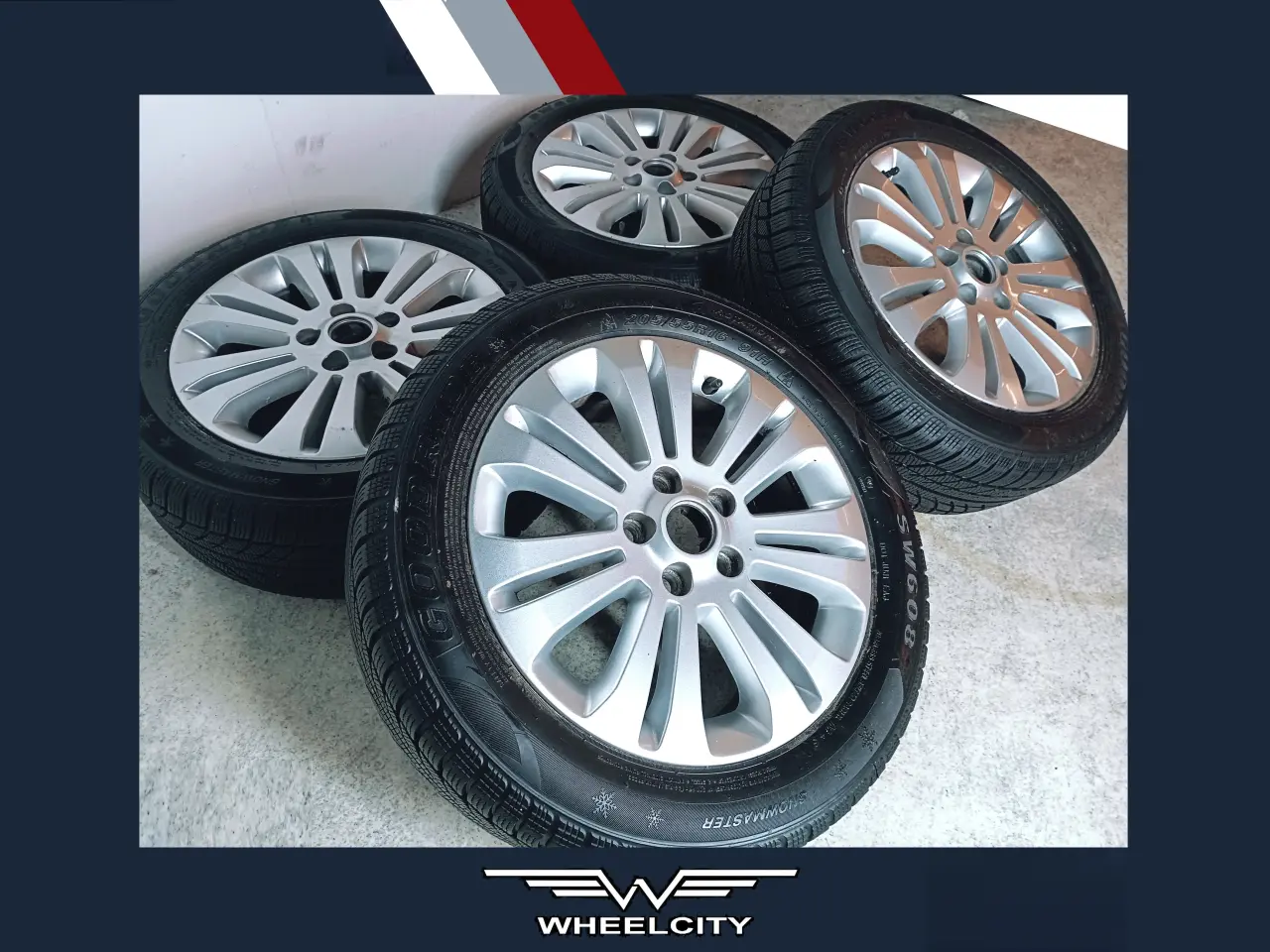 Billede 1 - 5x108 16" ET50 nav 63,4ø Ford vintersæt