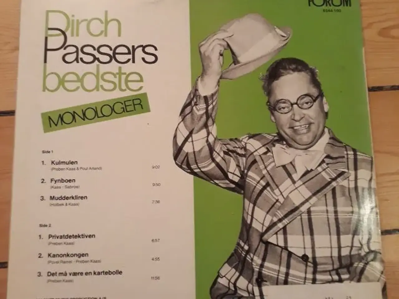 Billede 2 - LP, Dirch Passer, Dirch Passers bedste monologer