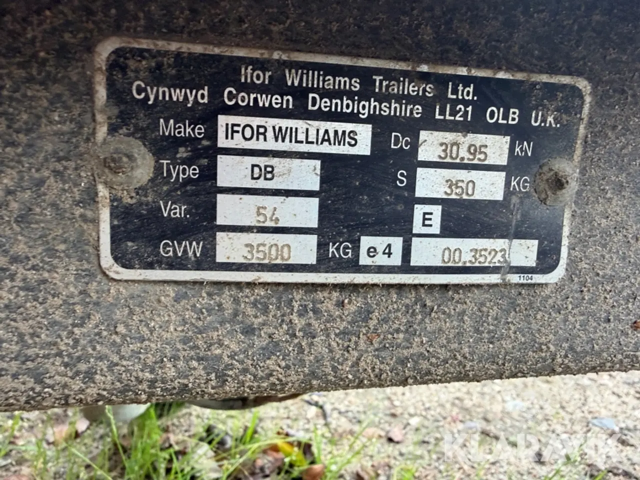 Billede 5 - Trailer Ifor Williams 2HB