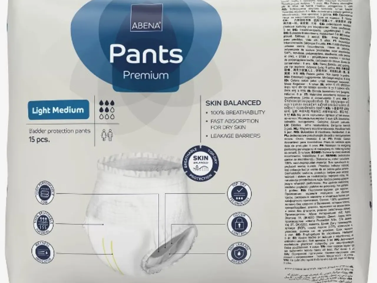 Billede 2 - Abena. Premium Pants Light M - 15 stk.