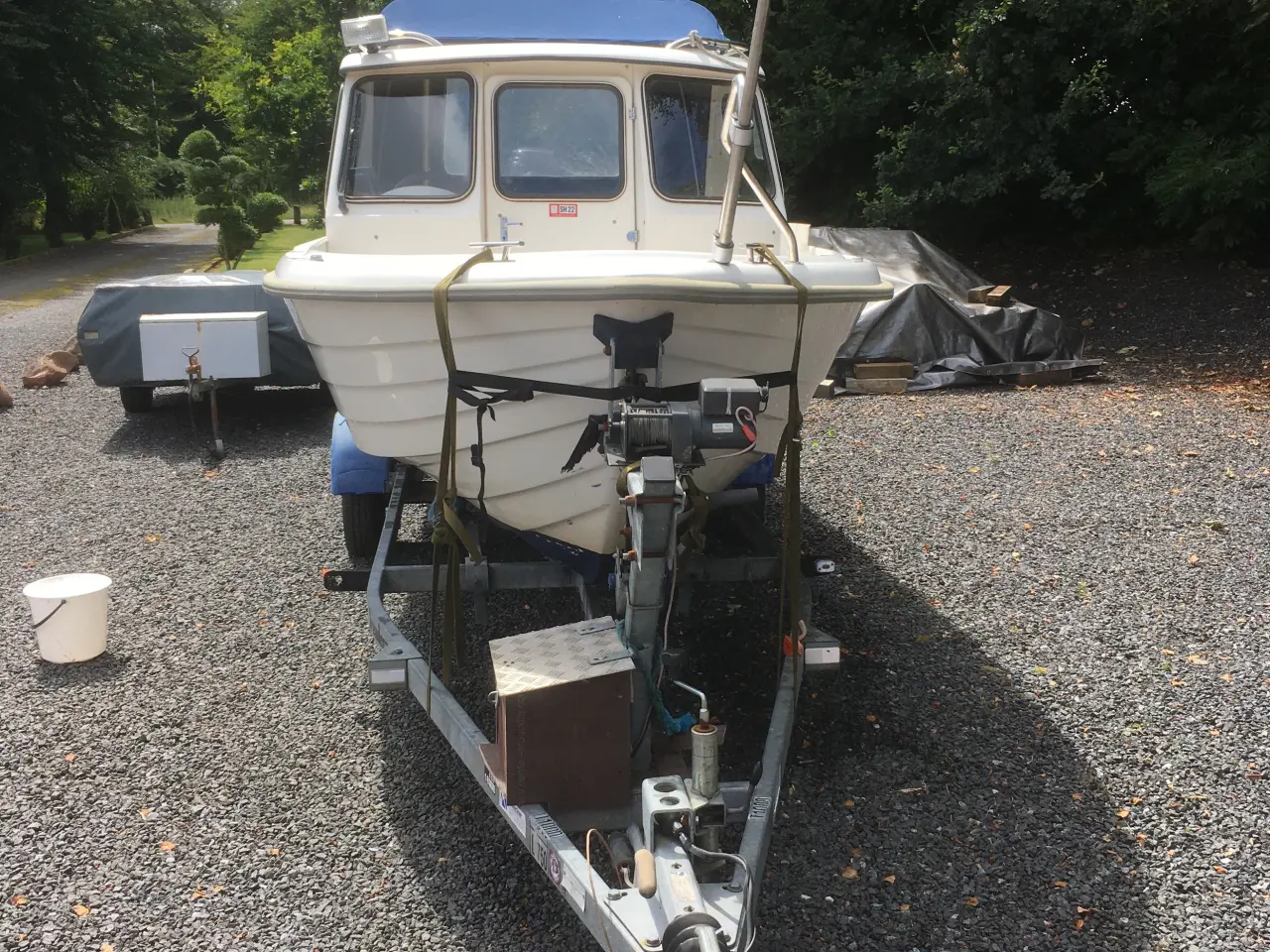 Billede 3 - Bovreider / motorbåd  Uttern C56 incl. trailer