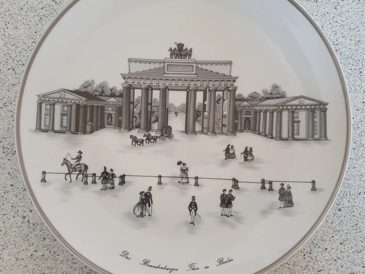 Billede 1 - Platte med Brandenburger Tor