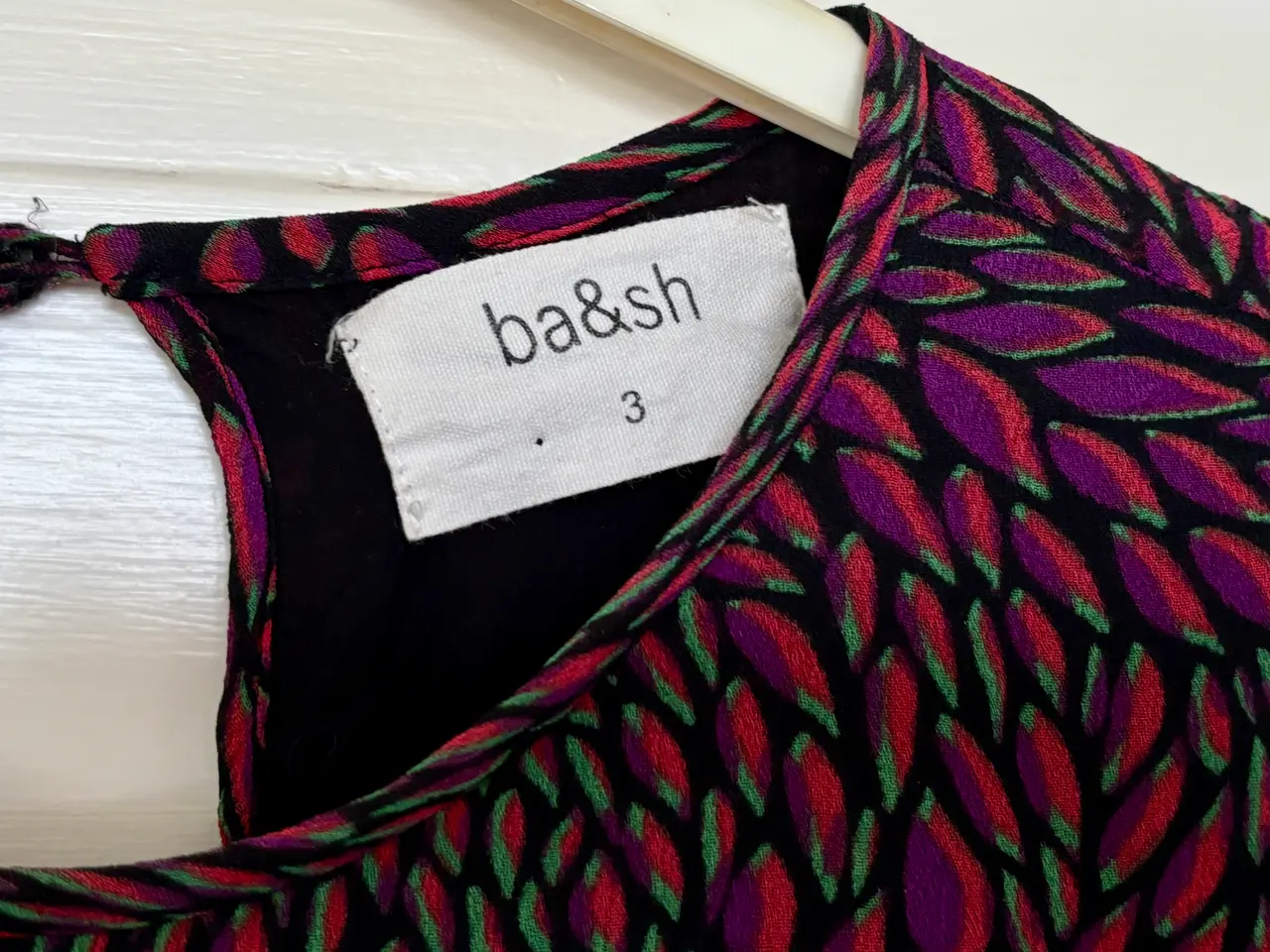 Billede 4 - BA&SH, mønstret bluse/tunika, str L