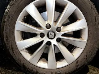 16” originale Seat fælge med dæk