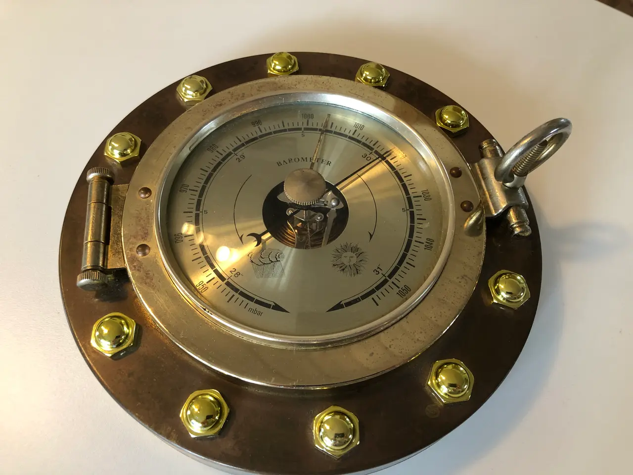 Billede 2 - Barometer med nautisk udtryk