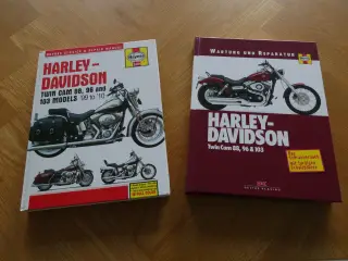 2 stk.service-bøger til Harley Davidson
