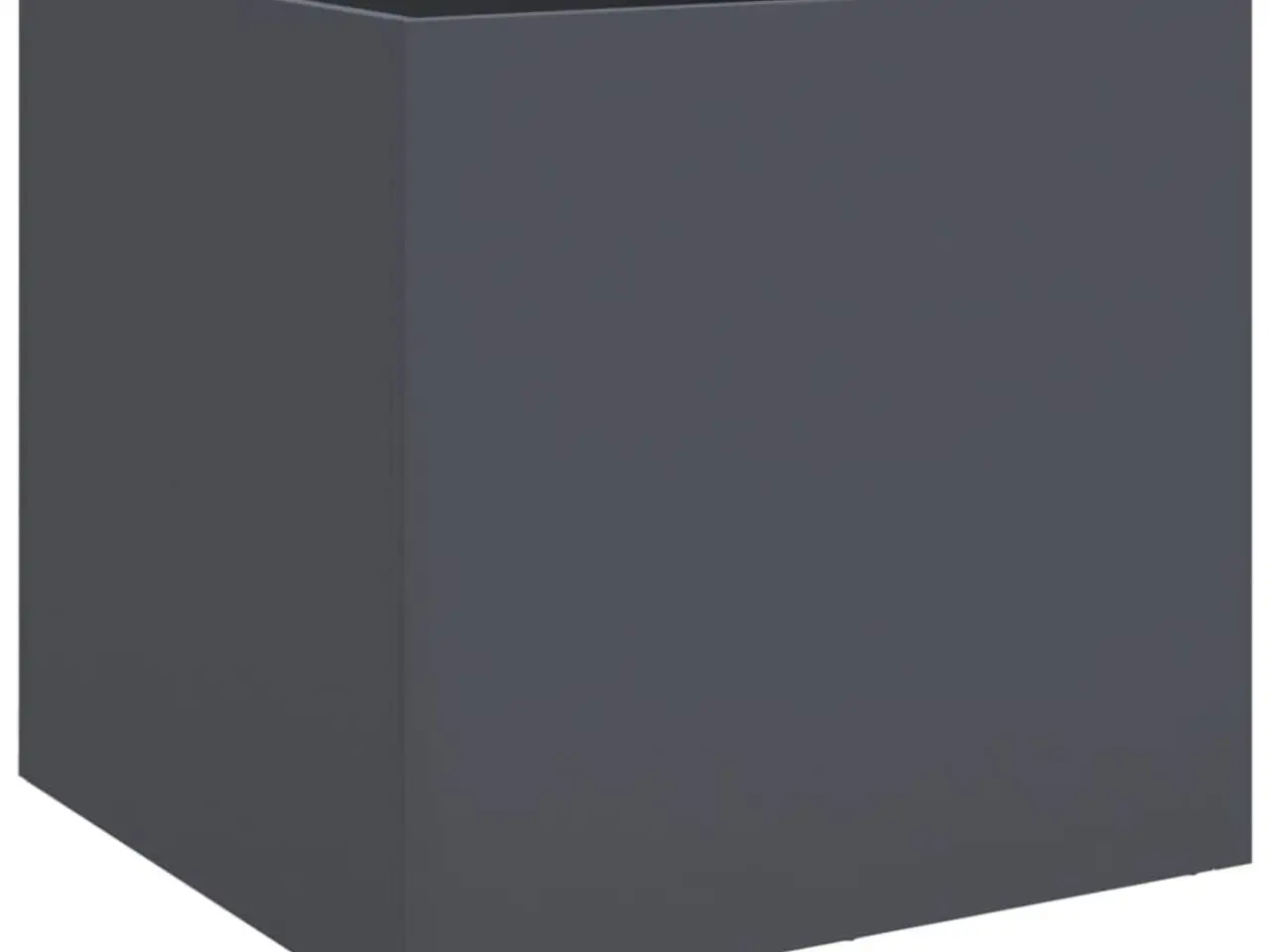 Billede 7 - Plantekasser 2 stk. 49x47x46 cm stål antracitgrå