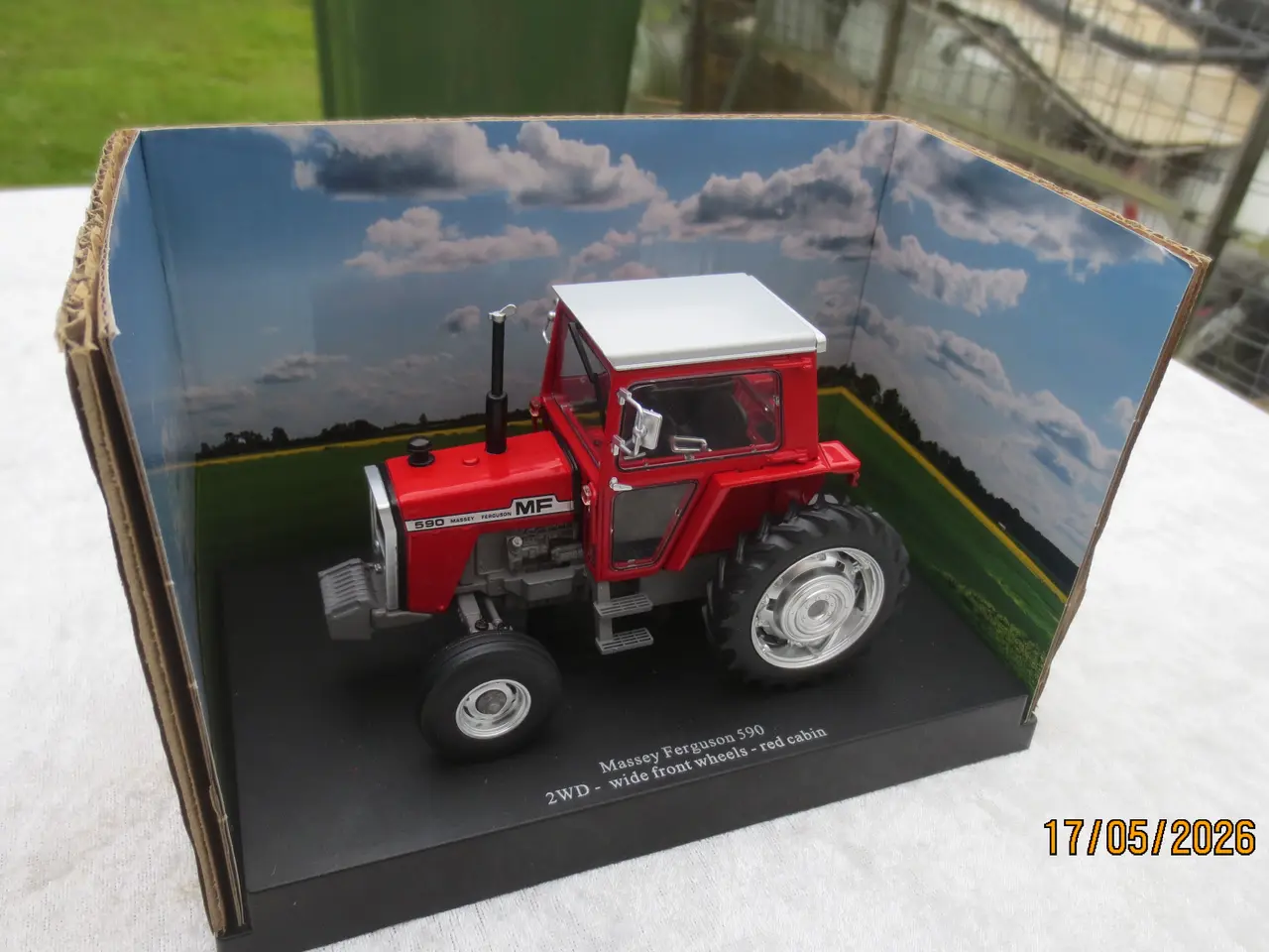 Billede 4 - 1 stk Ny Modeltraktor Massey Ferguson 590