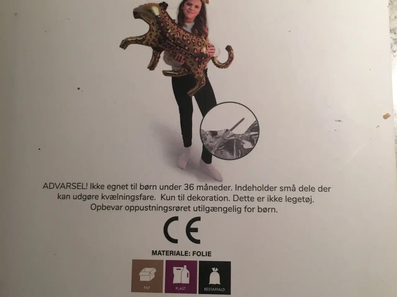 Billede 3 - Helt ny folieballon Stor Leopard