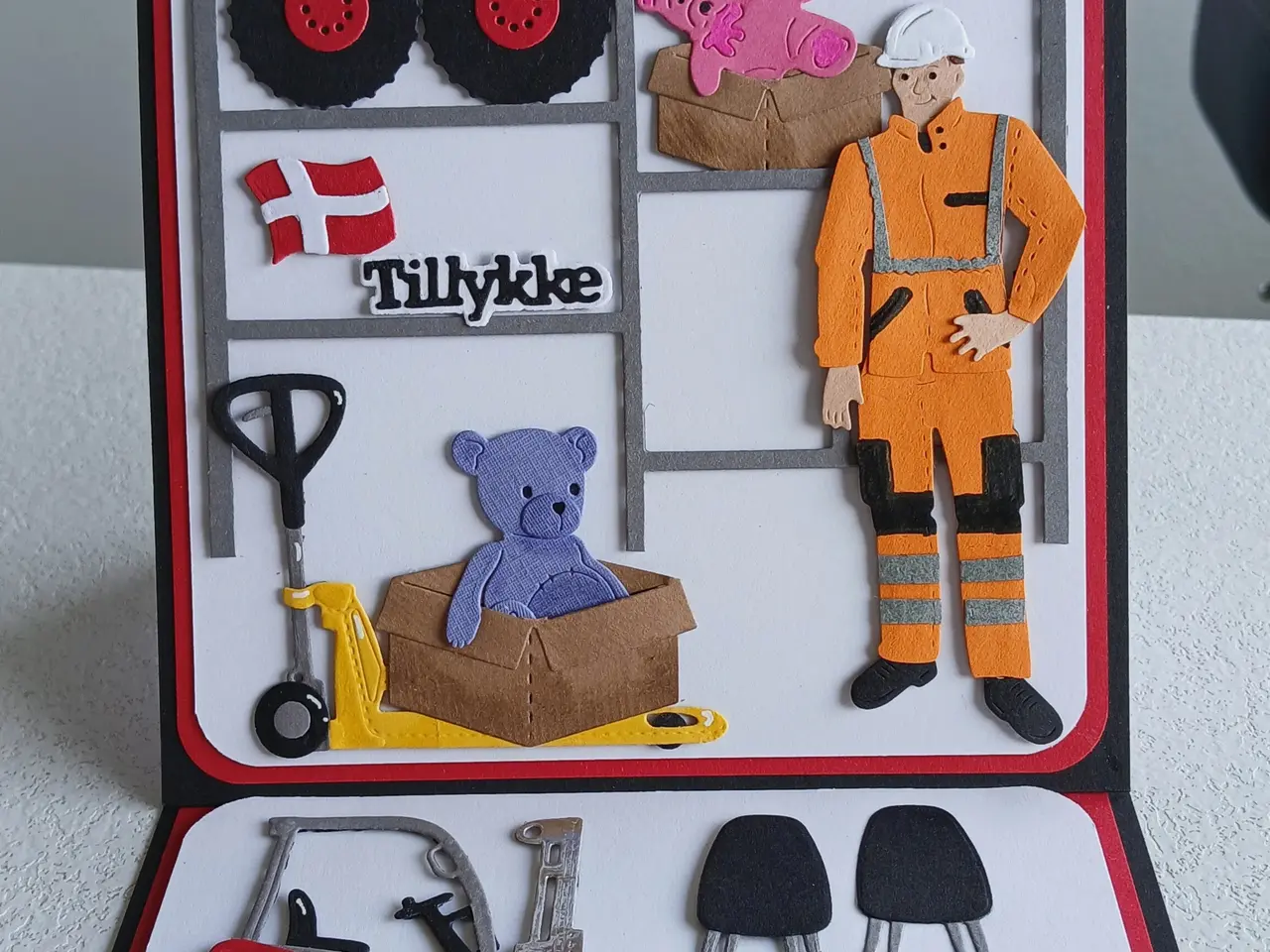 Billede 2 - kort med lastbilchauffør og lagermand på sælges