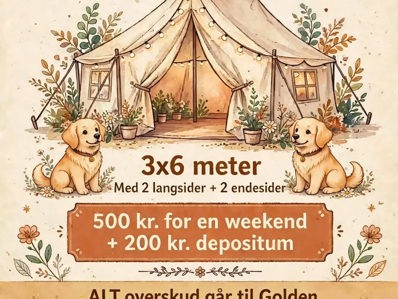 Billede 8 - 🎪 FESTTELT / PAVILLON TIL LEJE – 3 x 6 METER 🎪