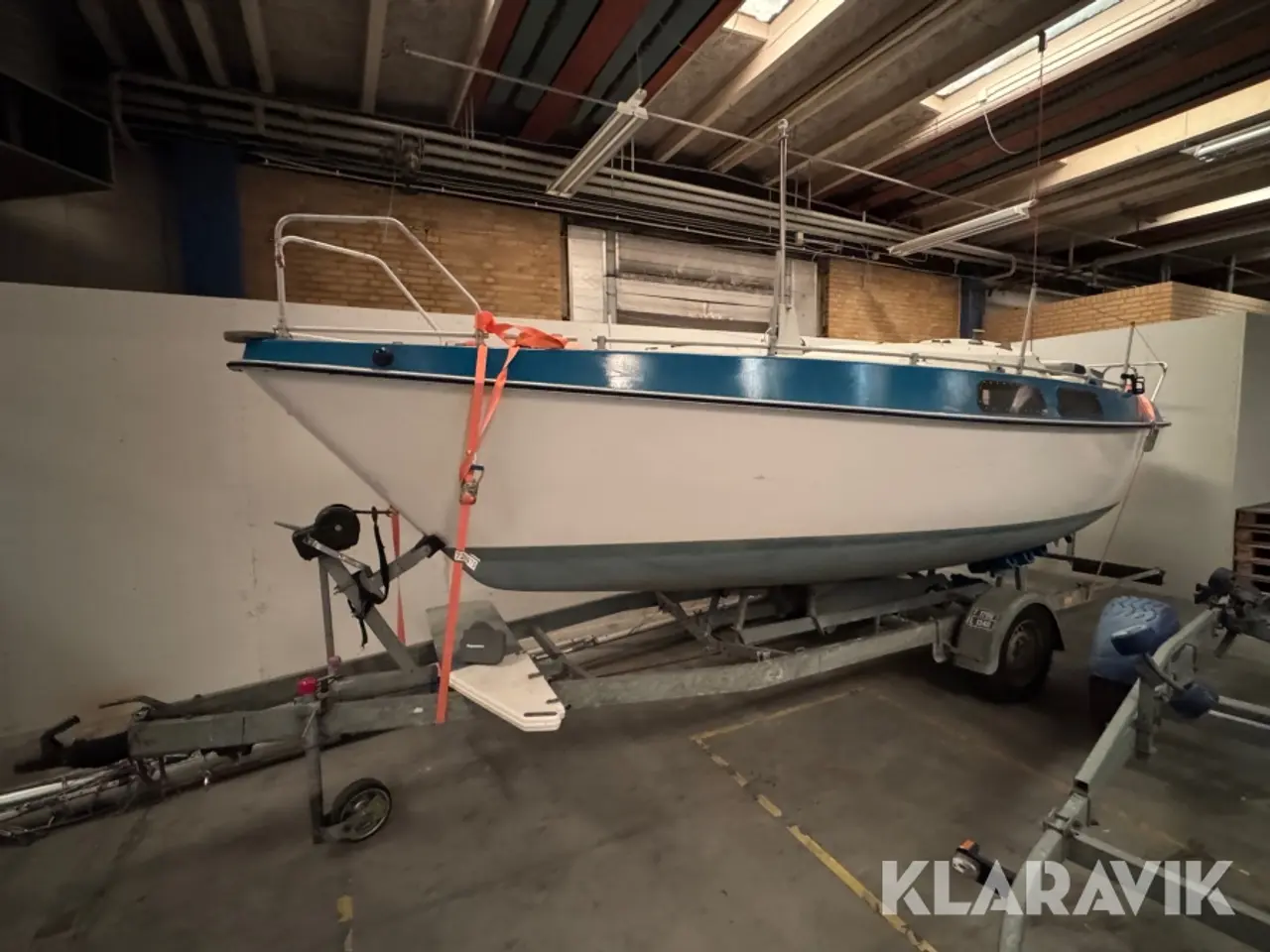 Billede 1 - Sejlbåd med bådtrailer Etap 22