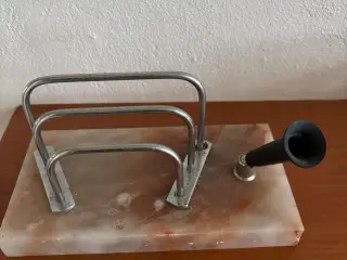 Flot vintage brevholder i marmor