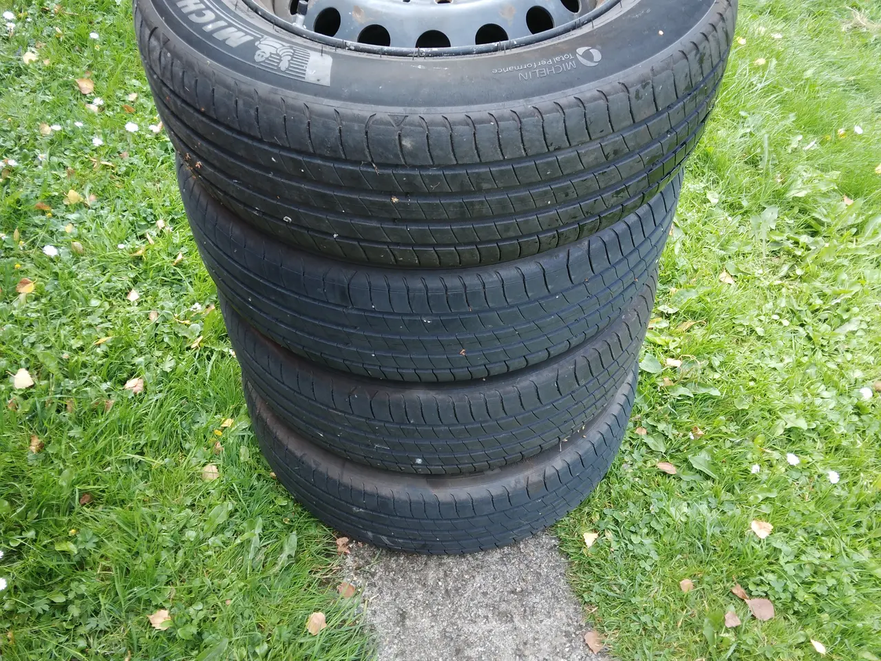 Billede 1 - Sommerdæk på stålfælge