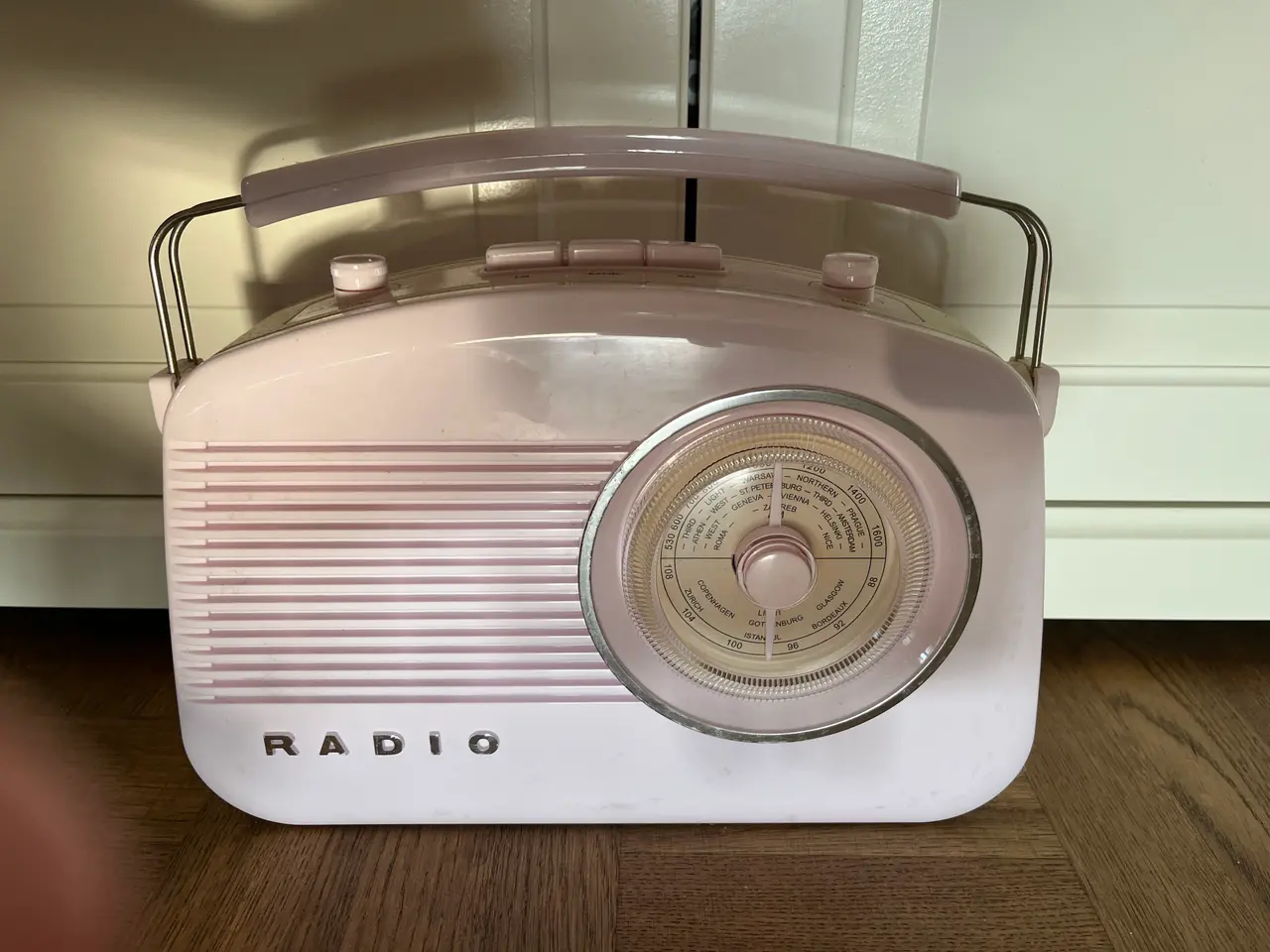 Billede 1 - Retro radio i lyserød