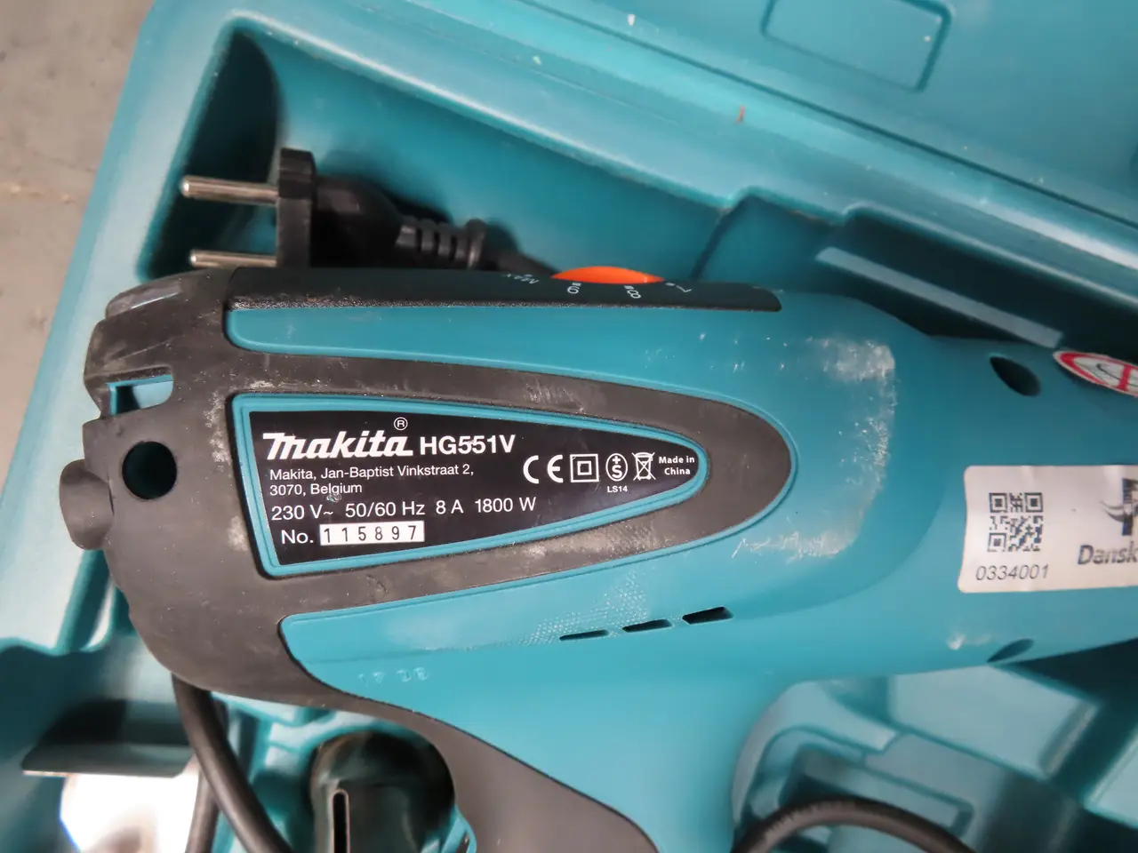 Billede 2 - Varmepistol MAKITA HG551V