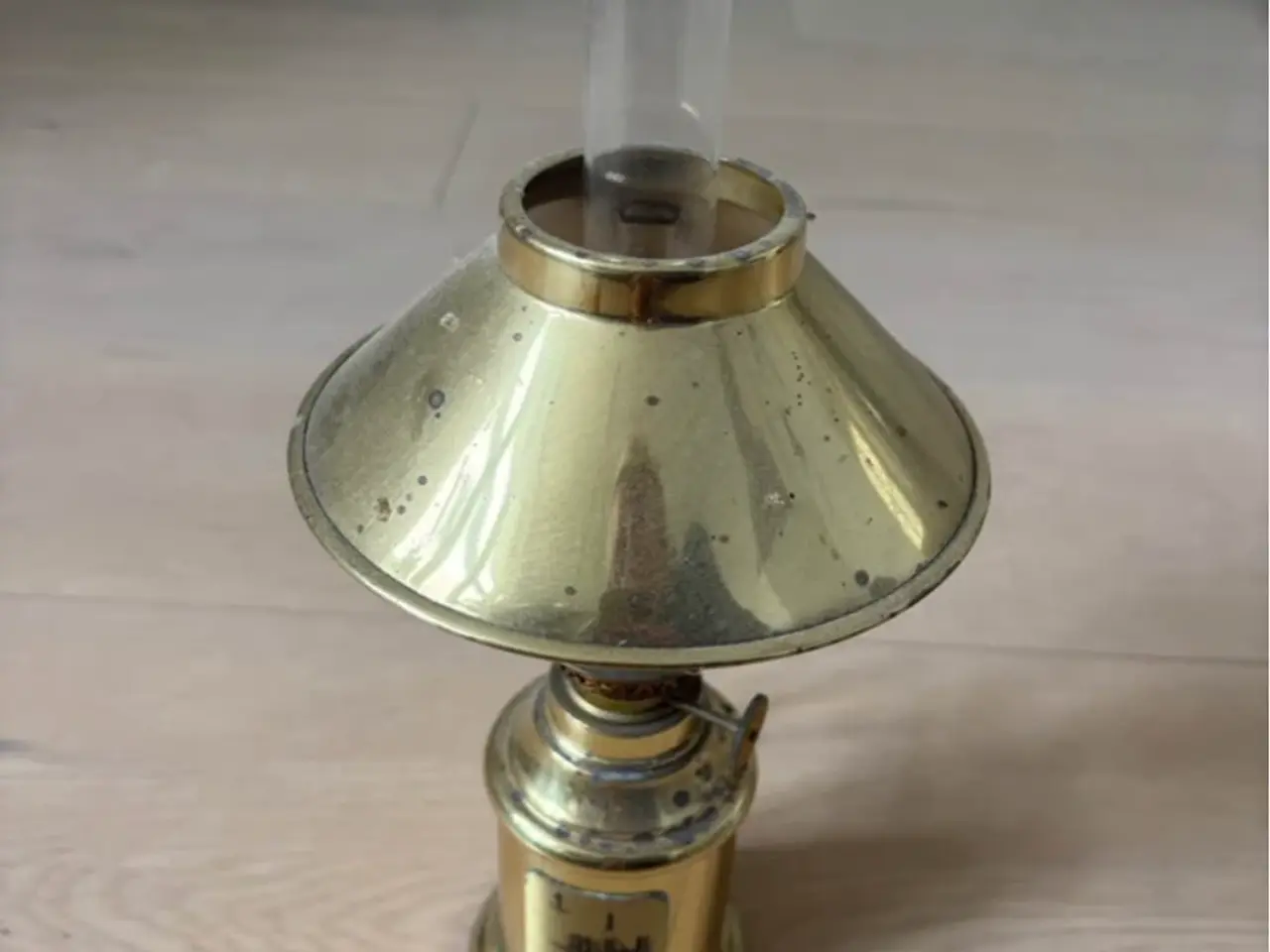 Billede 1 - Gammel petroleums lampe 