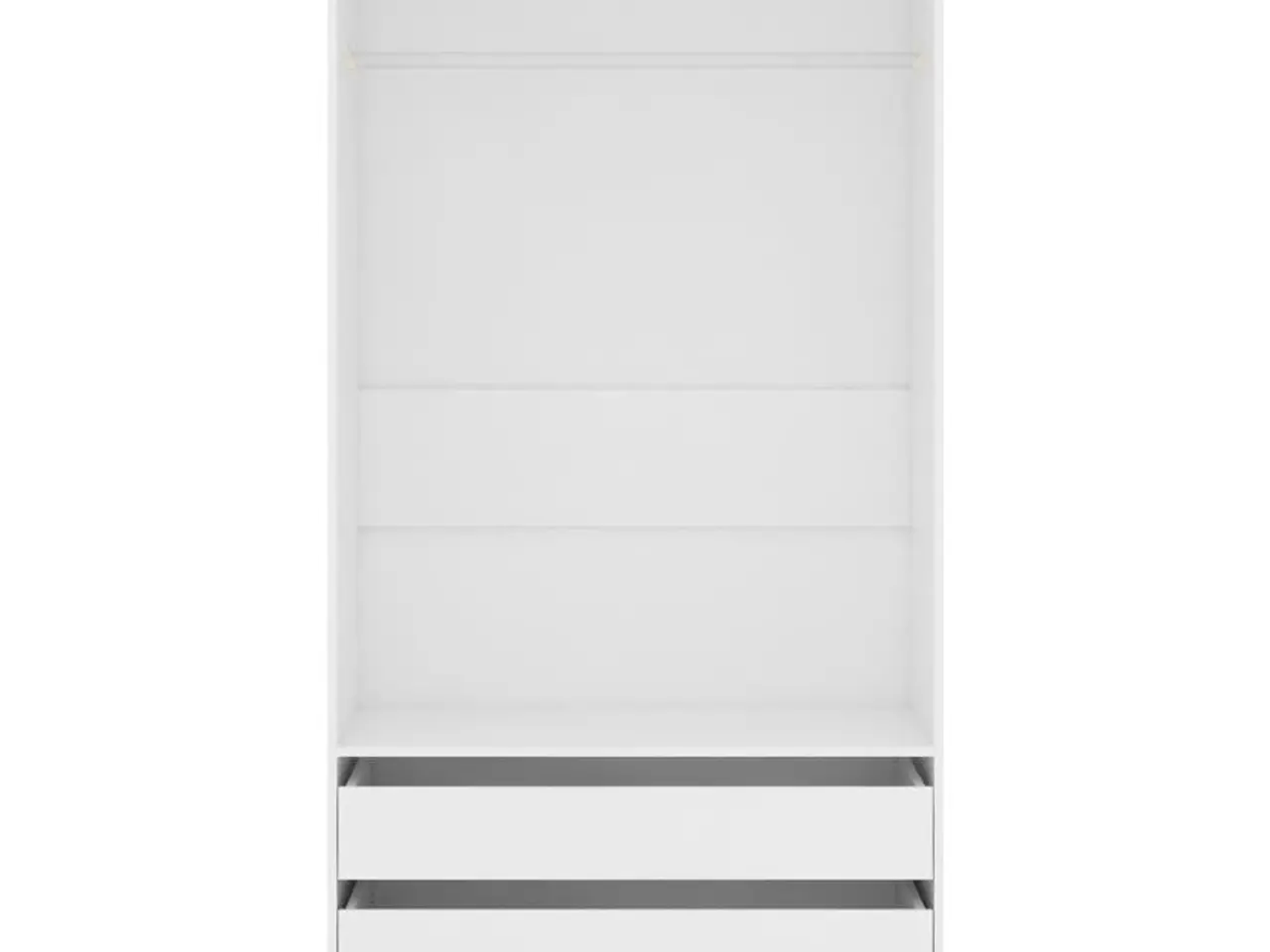 Billede 4 - Klædeskab 100x50x200 cm konstrueret træ hvid