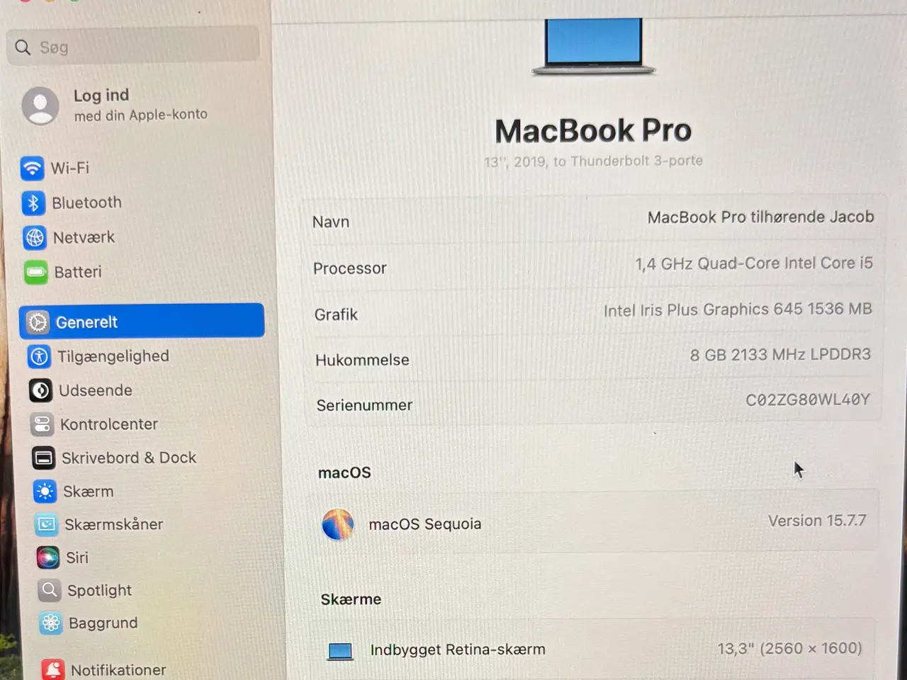 Billede 2 - MacBook Pro 13” 2019