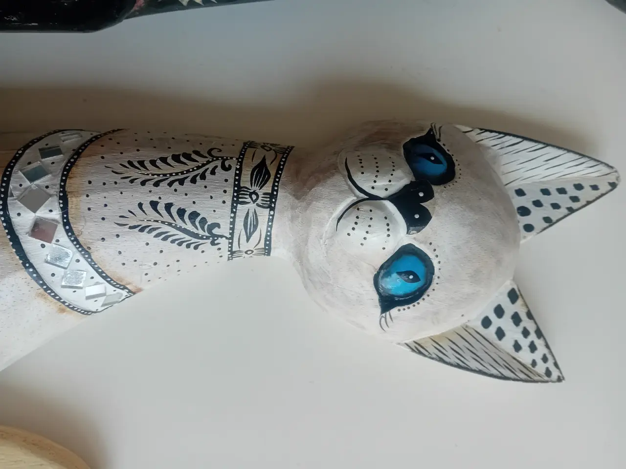 Billede 3 - 2 x høje kattefigurer