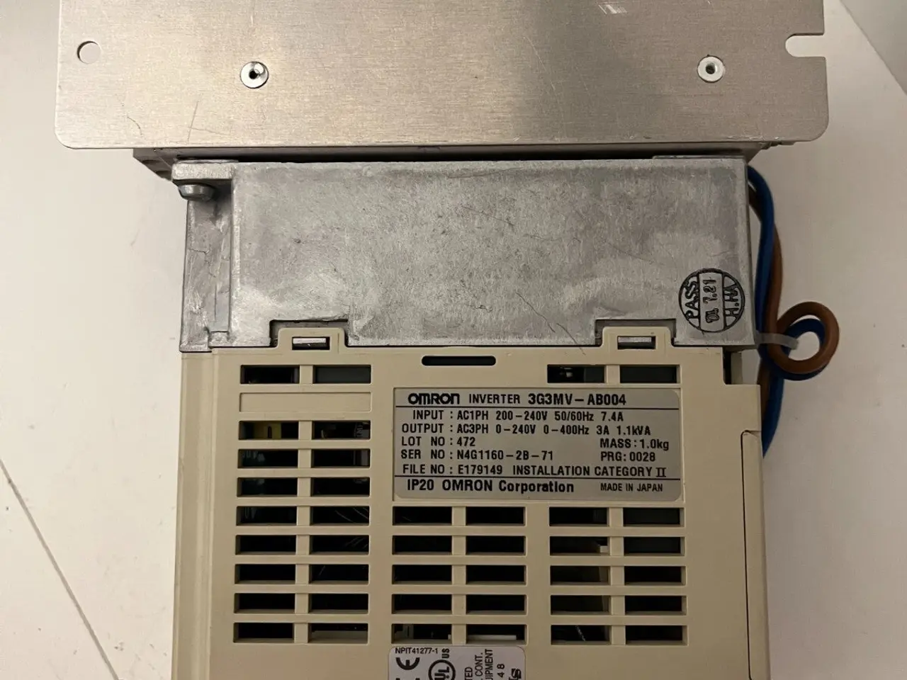 Billede 4 - Omron Varispeed V7 3G3MV-AB004 Inverter 200V -