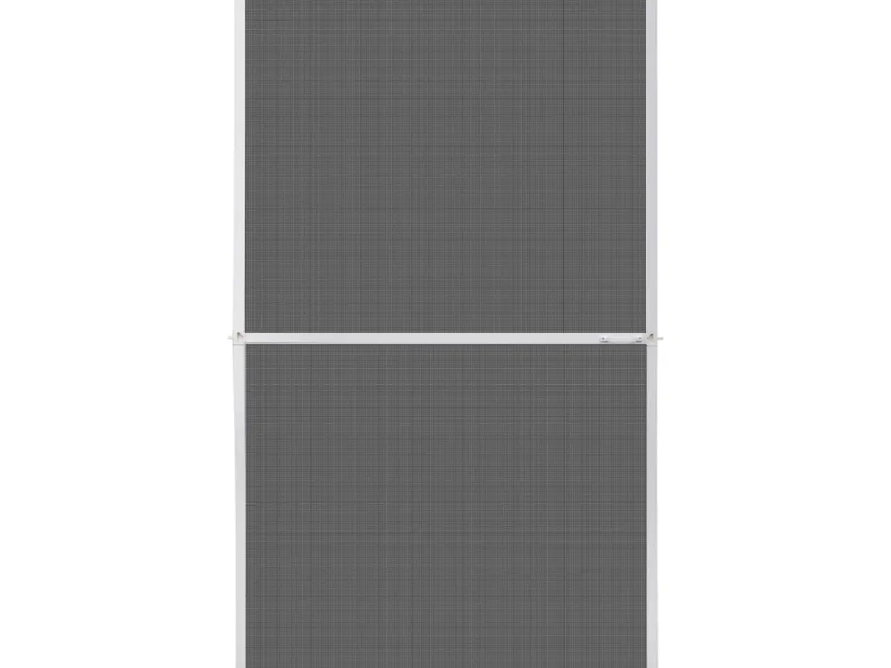 Billede 2 - Svingbart insektnet til dør - hvid/sort 120 × 240 cm