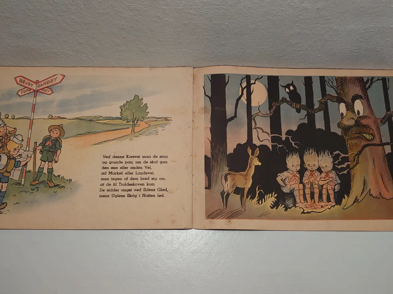 Billede 5 - Aage Hermann:Vandreturen.ill.Pålsson. Før 1948.