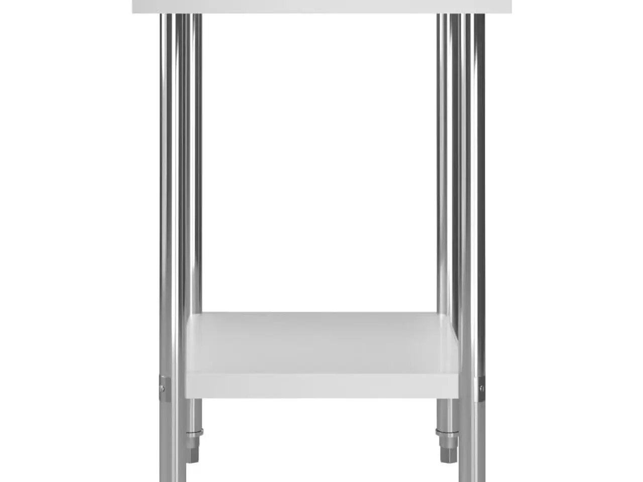 Billede 3 - Arbejdsbord til køkken med stænkplade 60×60×93 cm - rustfrit stål