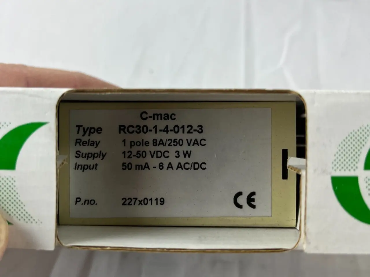 Billede 4 - C-mac RC30-1-4-012-3 Current Monitoring relæ 8A