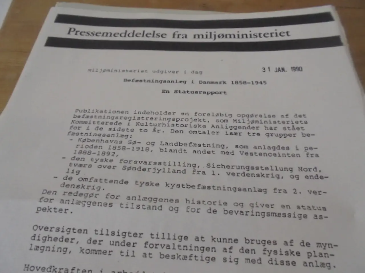 Billede 14 - Befæstningsanlæg i Danmark 1858-1945