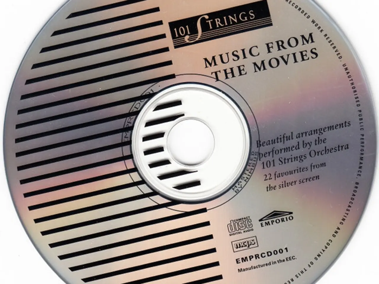 Billede 3 - 101 Strings – Music From The Movies – CD
