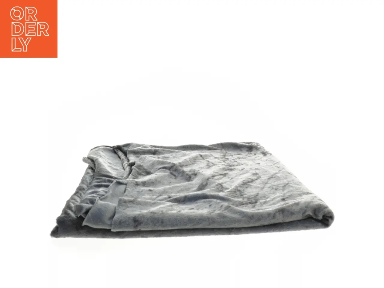 Billede 2 - Grå velour dug (str. 156x110 cm)