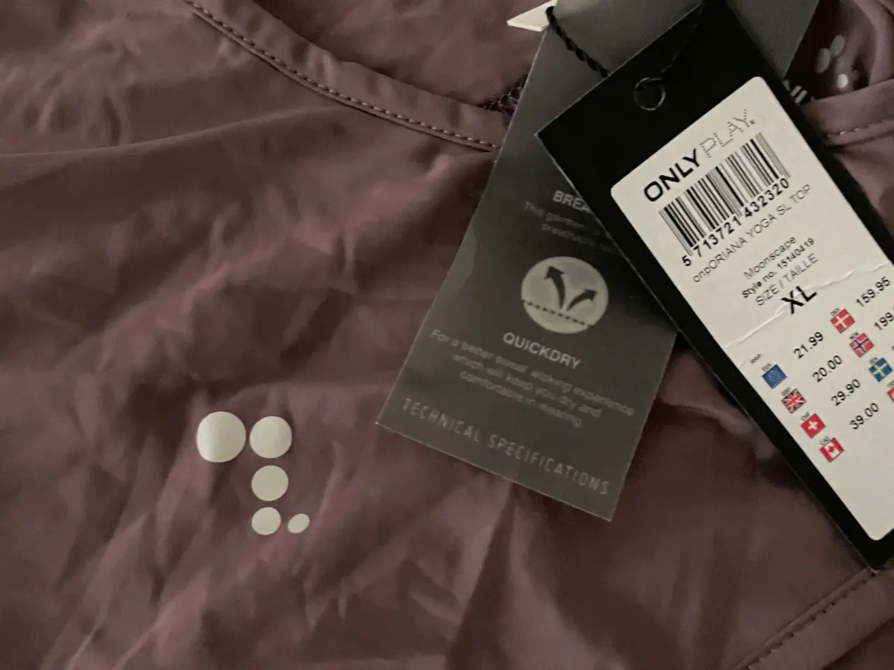 Billede 5 - Only Trænings / yoga top XL
