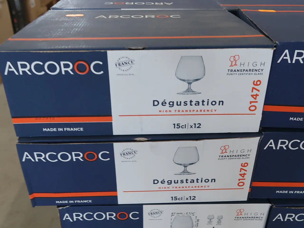 Billede 2 - 6 ks. Glas 15 cl.  ARCOROC Dégustation