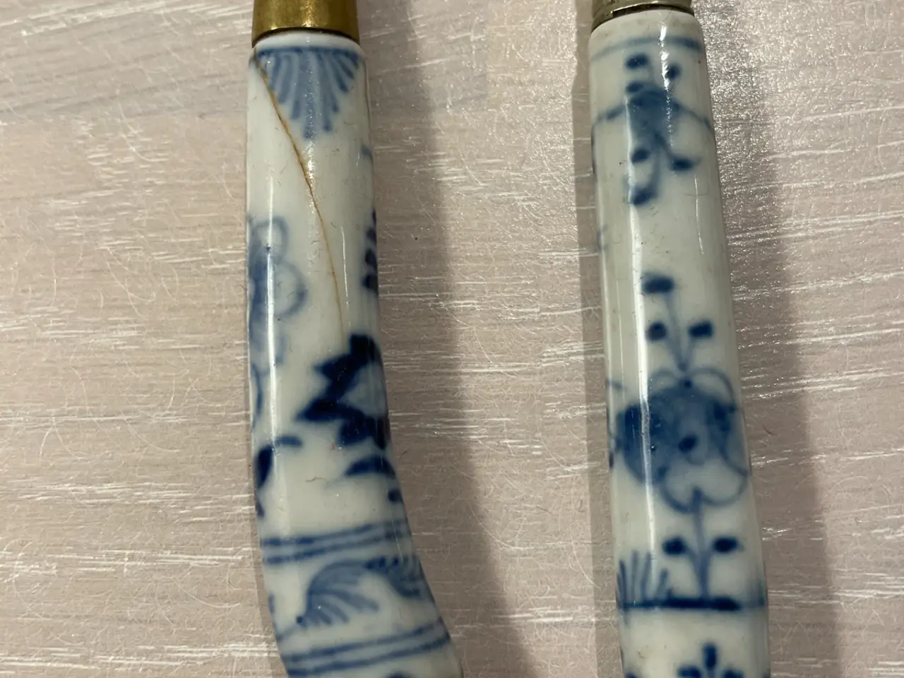 Billede 11 - Royal Copenhagen musselmalede knive