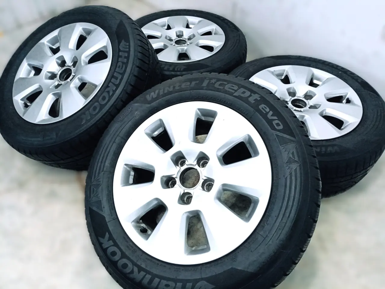 Billede 2 - 5x112 16" ET37 nav 66,5ø AUDI vintersæt 