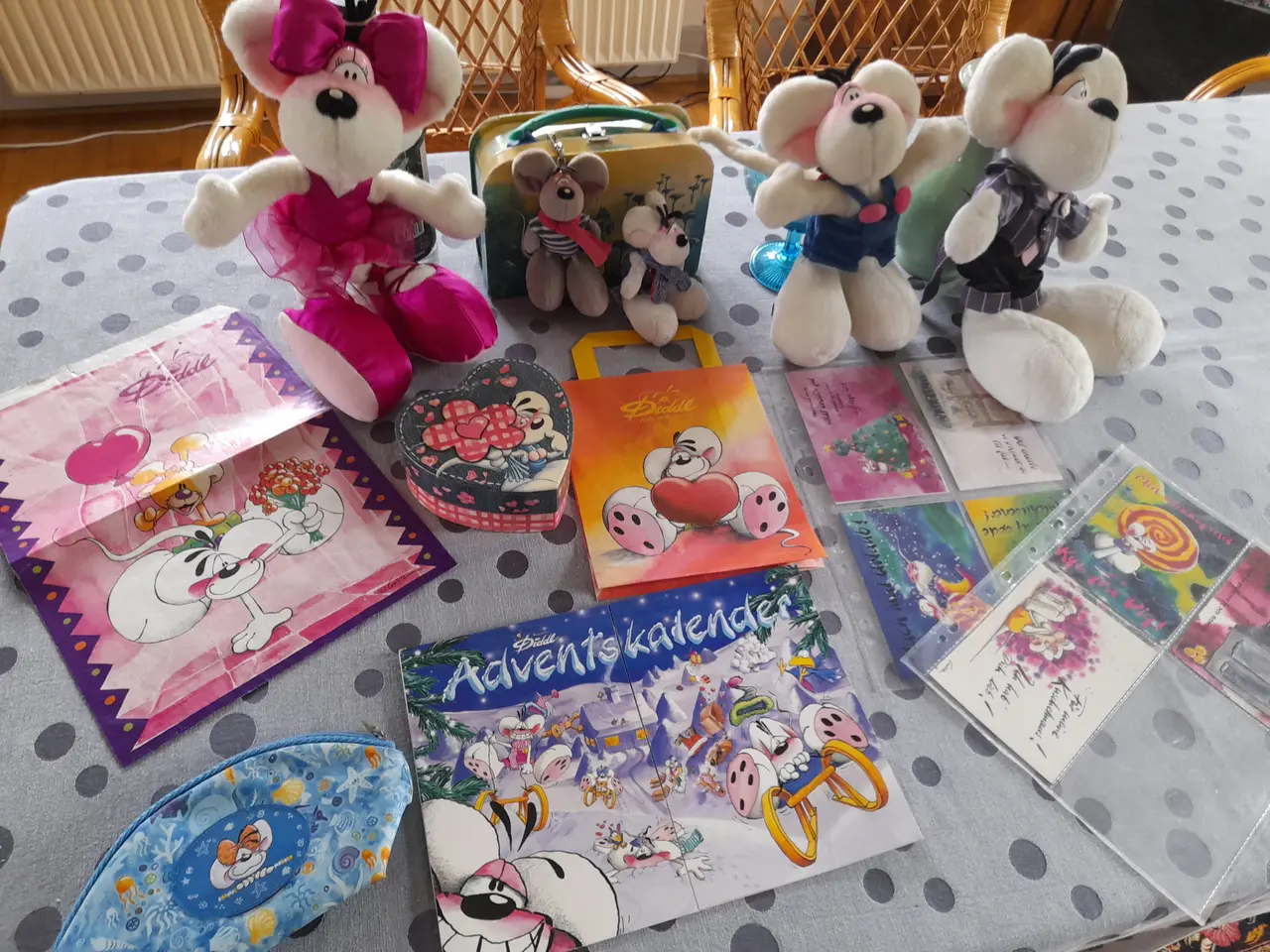 Billede 1 - Didl samling bamser, kuffert, hjerteæske, penalhus