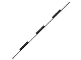 Bom krydstræ Ø9,5 x3,0m incl endekapper