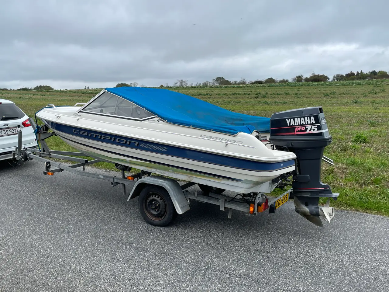 Billede 2 - Campion 485 VR med tlh. Yamaha 75 og trailer